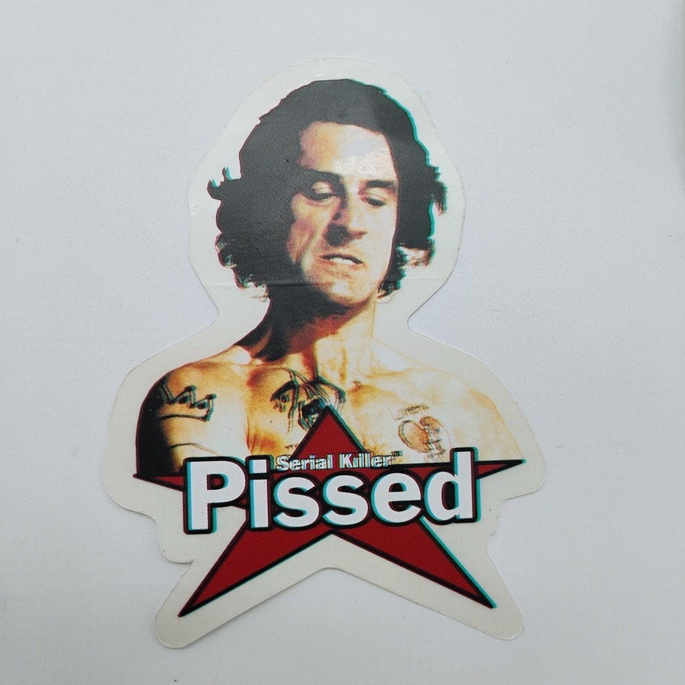 Serial Killer Clothing 1990's Vintage Skateboarding Sticker Streetwear Parody
